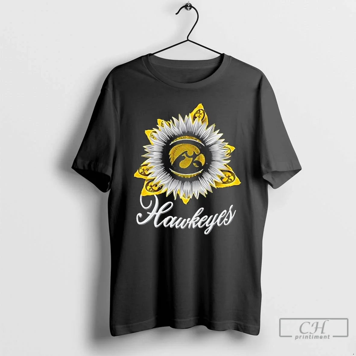 Classic Iowa Hawkeyes X Sunflower - Adult & Kids T-Shirts, Sweatshirts & Hoodies apparel design preview 1