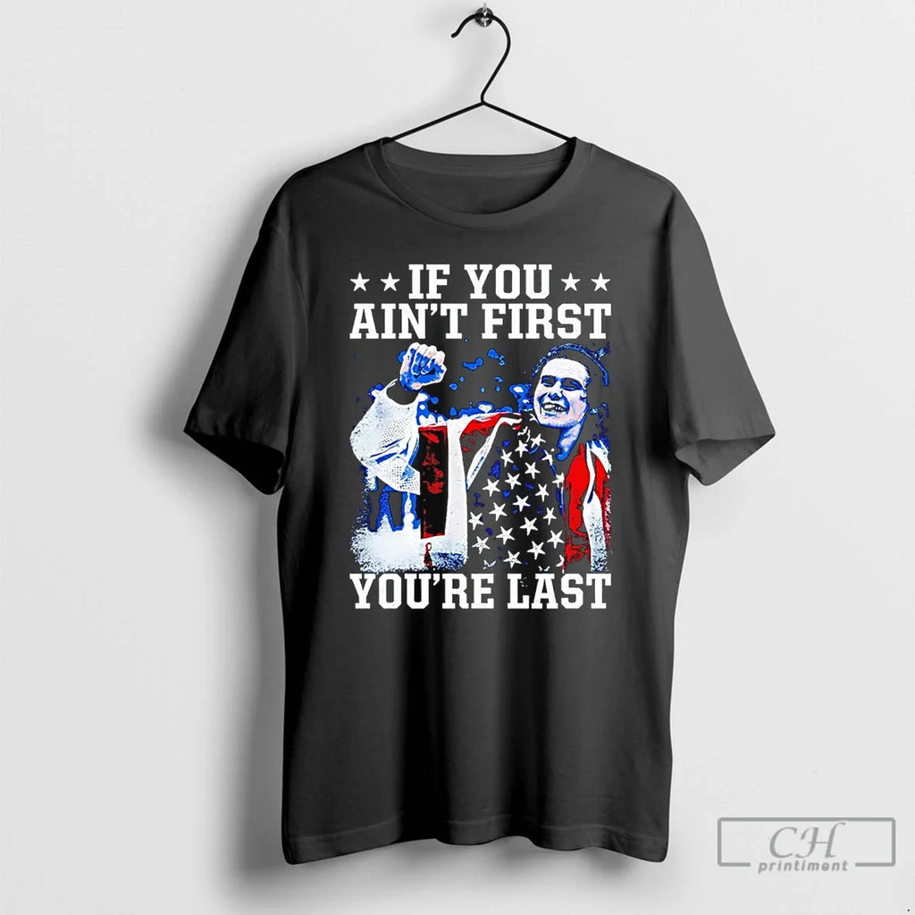 Classic Jack Hughes If You Aint First Youre Last 2026 - Adult & Kids T-Shirts, Sweatshirts & Hoodies apparel design preview 1