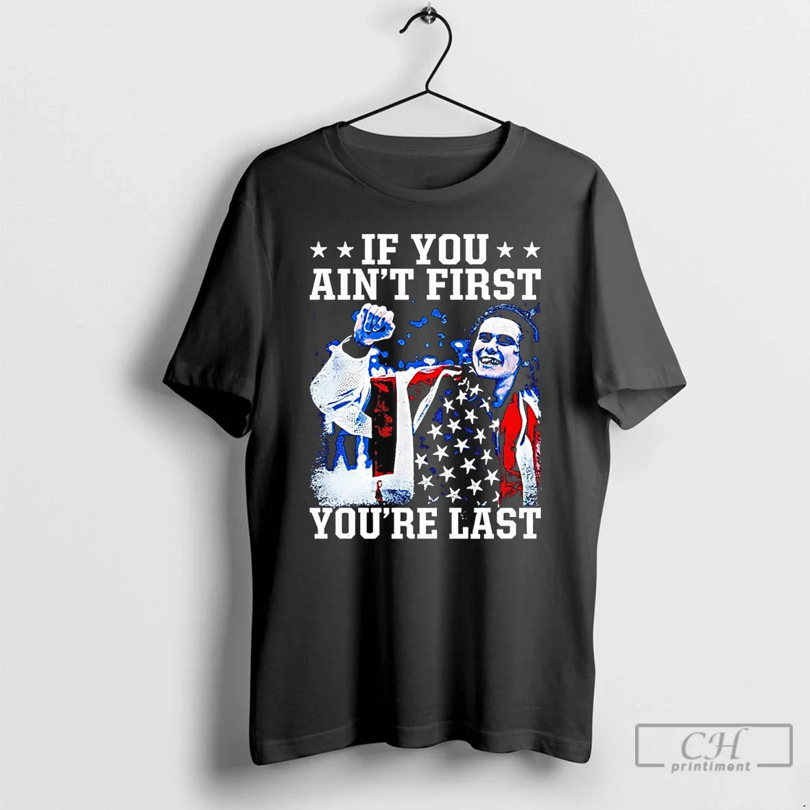 Classic Jack Hughes If You Aint First Youre Last 2026 - Adult & Kids T-Shirts, Sweatshirts & Hoodies apparel design preview 1