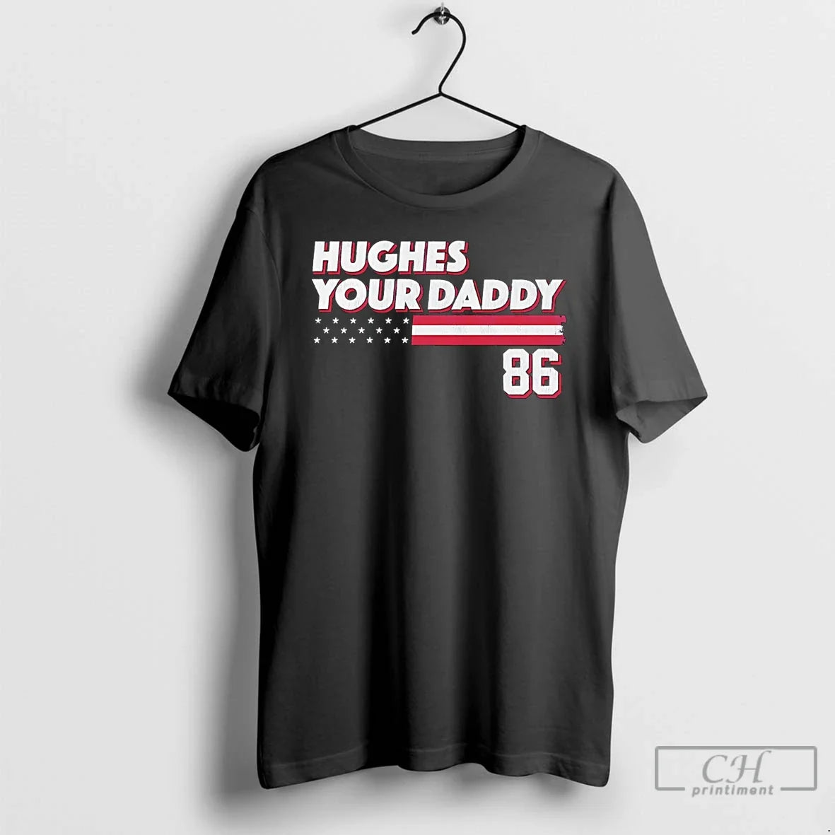 Classic Jack Hughes Your Daddy No 86 - Adult & Kids T-Shirts, Sweatshirts & Hoodies apparel design preview 1