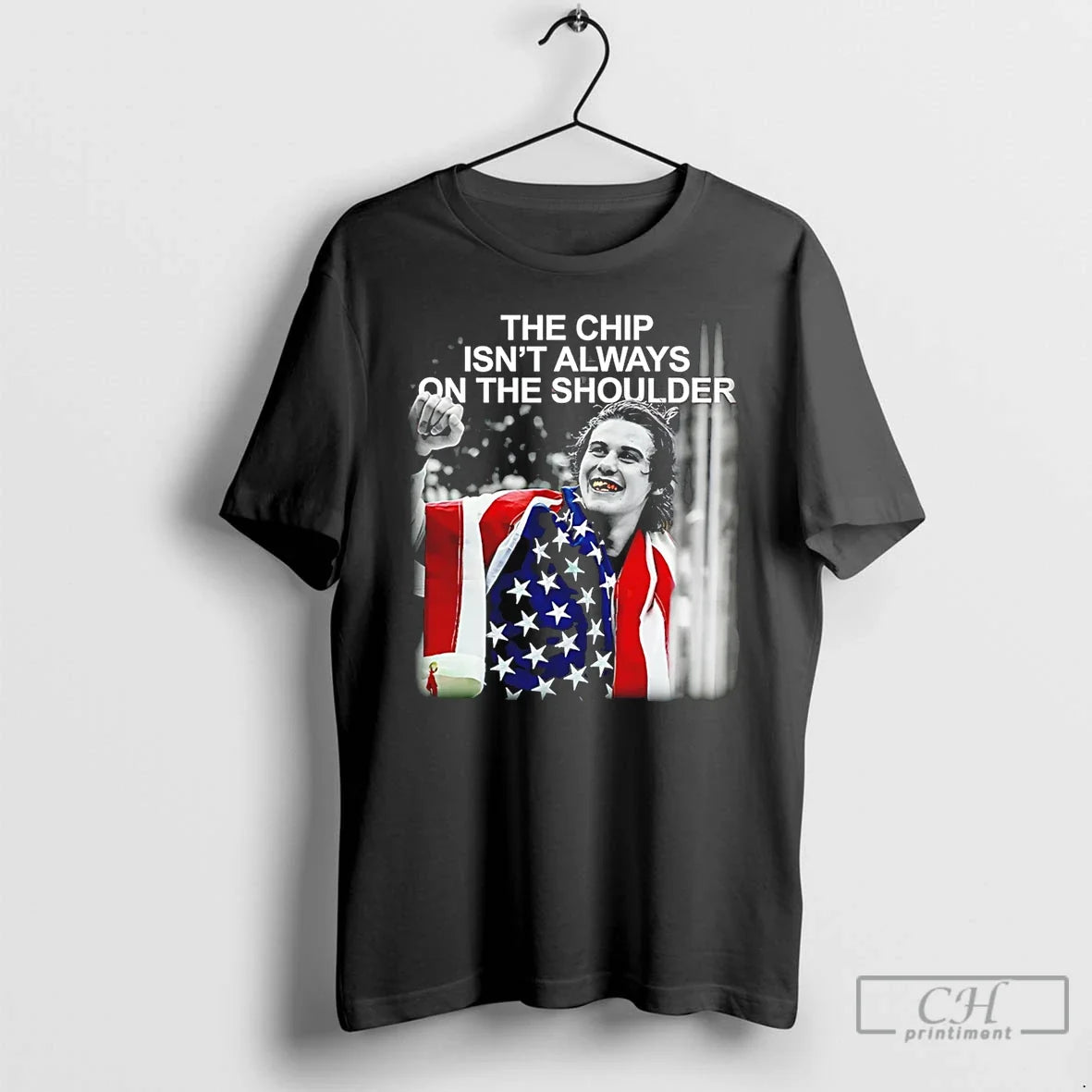 Classic Jack Hughes That Chip Isnt Always On The - Adult & Kids T-Shirts, Sweatshirts & Hoodies apparel design preview 1
