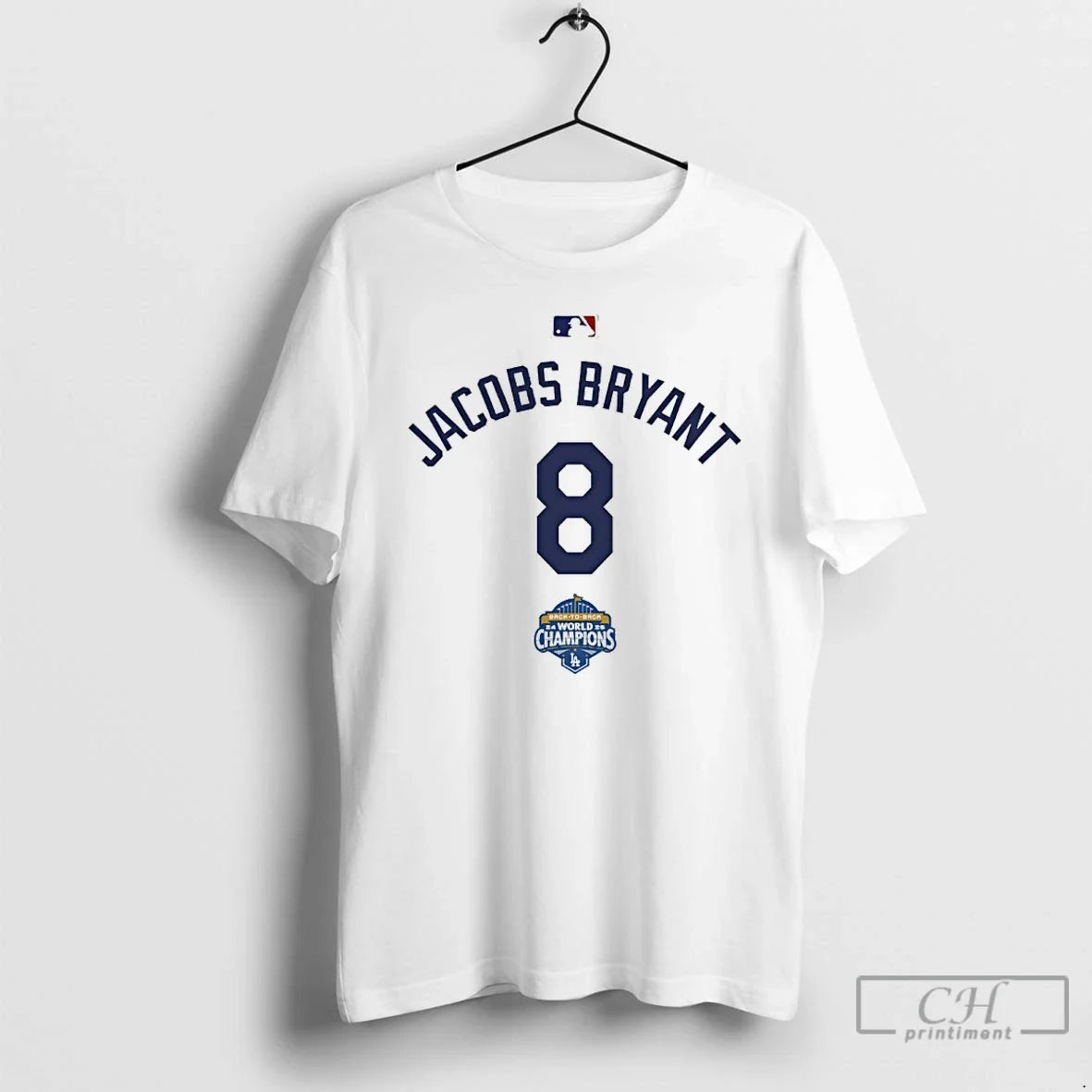 Classic Jacobs Bryant 8 Back Champs World Champions - Adult & Kids T-Shirts, Sweatshirts & Hoodies apparel design preview 1