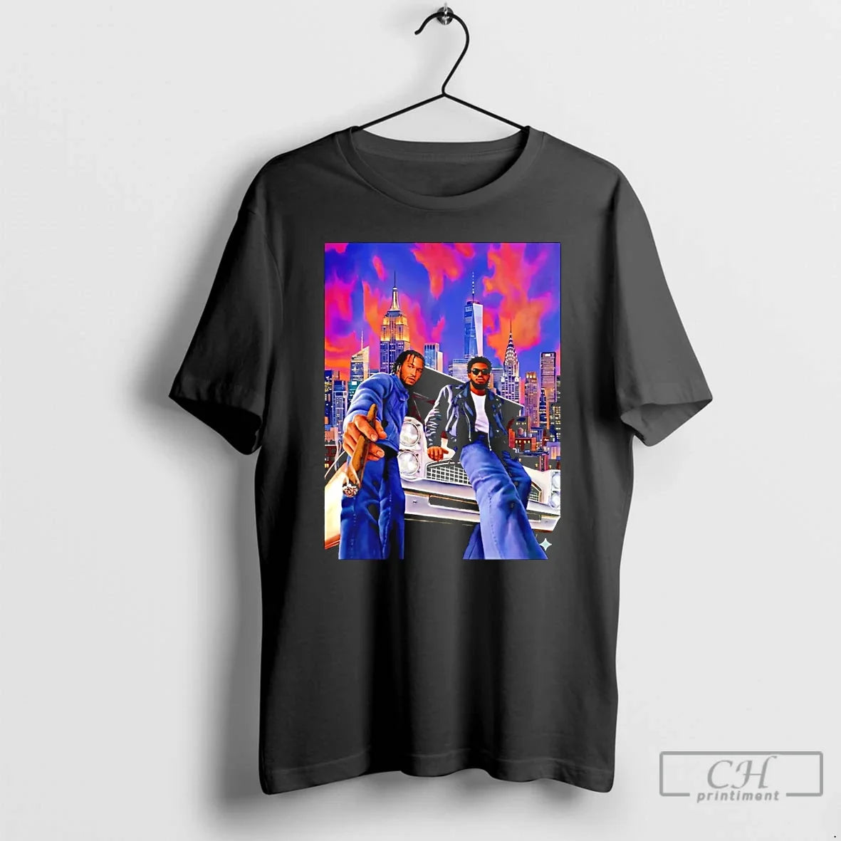 Classic Jalen Brunson Karl Anthony Towns Ny Knicks - Adult & Kids T-Shirts, Sweatshirts & Hoodies apparel design preview 1