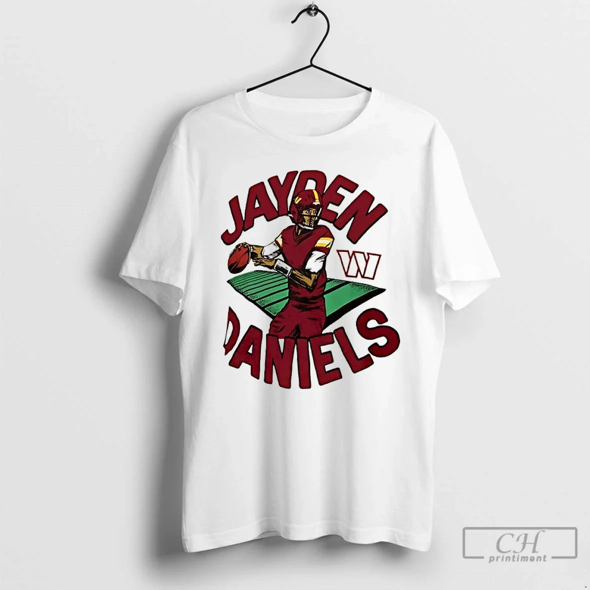 Classic Jayden Daniels Washington Commanders - Adult & Kids T-Shirts, Sweatshirts & Hoodies apparel design preview 1