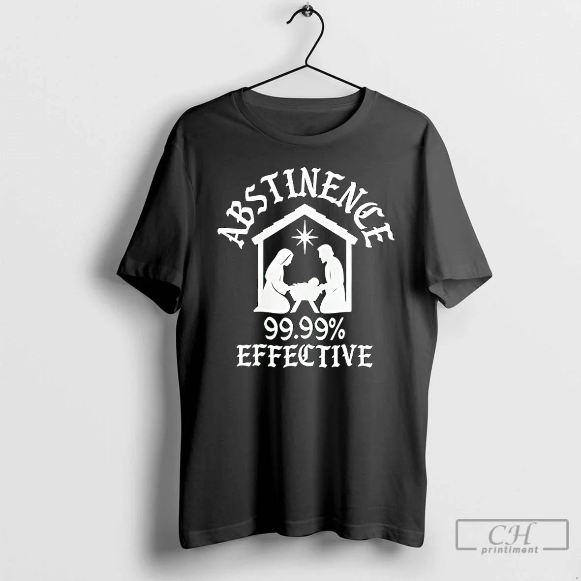 Classic Jesus Abstinence Effective - Adult & Kids T-Shirts, Sweatshirts & Hoodies apparel design preview 1