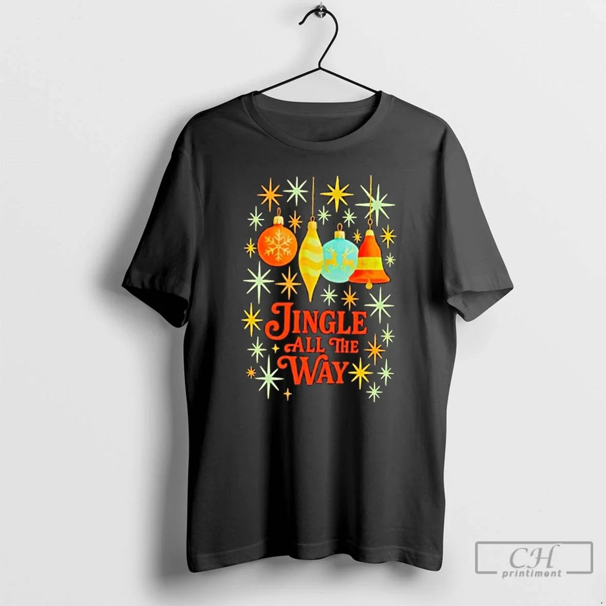 Classic Jingle All Way Lights - Adult & Kids T-Shirts, Sweatshirts & Hoodies apparel design preview 1