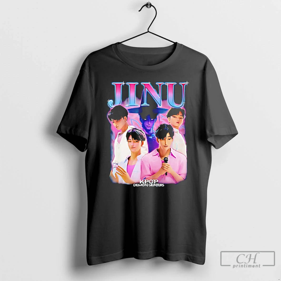 Classic Jinu K Pop Demon Hunters - Adult & Kids T-Shirts, Sweatshirts & Hoodies apparel design preview 1