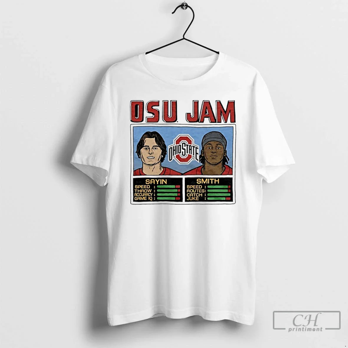 Classic Julian Sayin Jeremiah Smith Osu Jam - Adult & Kids T-Shirts, Sweatshirts & Hoodies apparel design preview 1