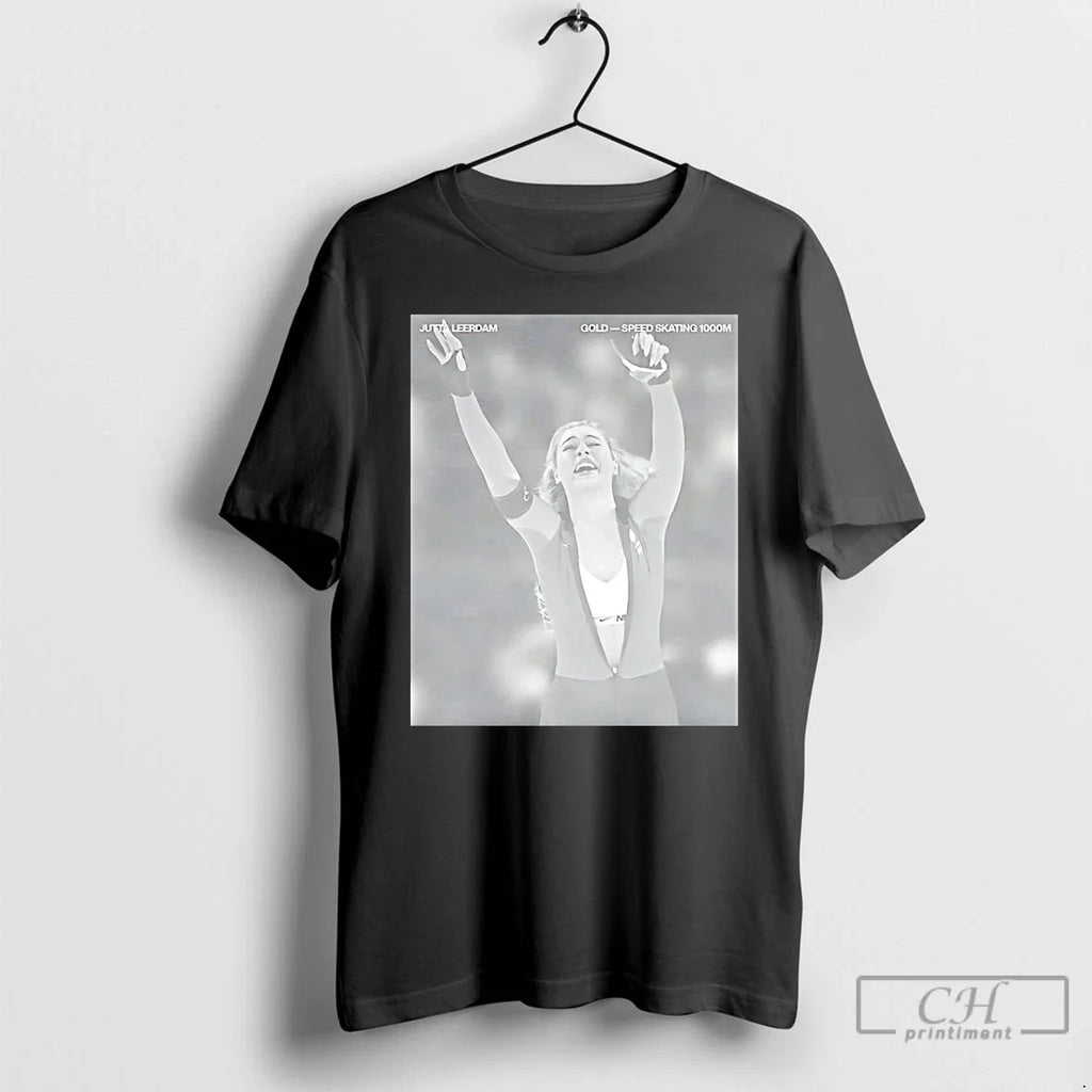 Classic Jutta Leerdam Gold Speed 1000m Champion - Adult & Kids T-Shirts, Sweatshirts & Hoodies apparel design preview 1