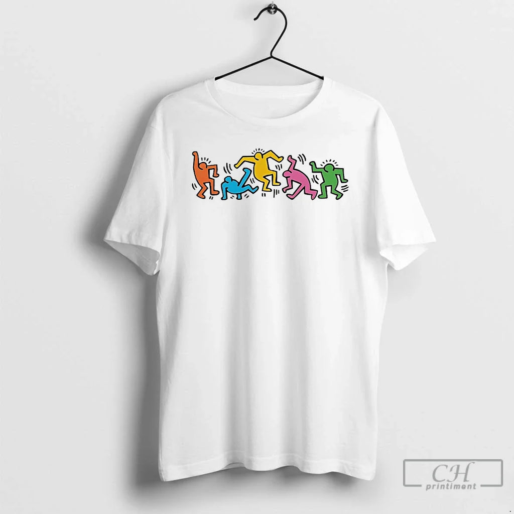 Classic Keith Dancing Forever Haring - Adult & Kids T-Shirts, Sweatshirts & Hoodies apparel design preview 1
