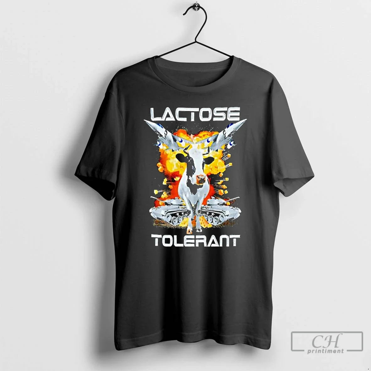 Classic Lactose Tolerant Funny Cow Farm - Adult & Kids T-Shirts, Sweatshirts & Hoodies apparel design preview 1