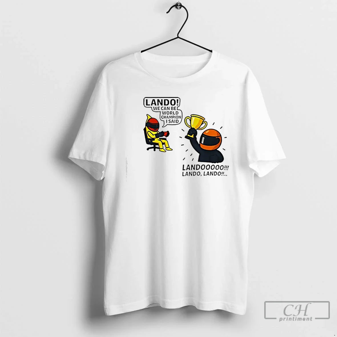 Classic Lando Norris World Champion Meme - Adult & Kids T-Shirts, Sweatshirts & Hoodies apparel design preview 1