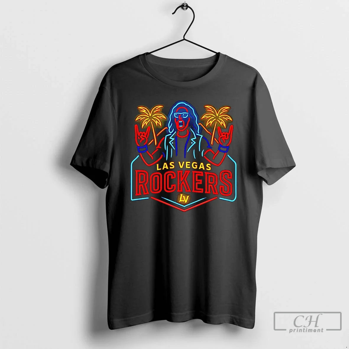 Classic Las Vegas Rockers Logo - Adult & Kids T-Shirts, Sweatshirts & Hoodies apparel design preview 1
