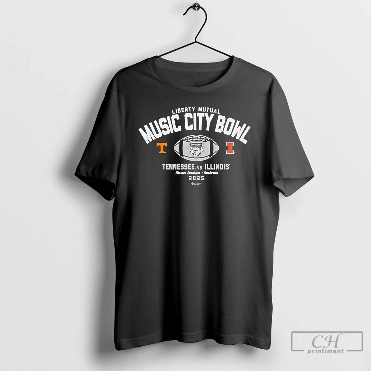 Classic Liberty Mutual Music City Bowl 2025 Tennessee - Adult & Kids T-Shirts, Sweatshirts & Hoodies apparel design preview 1