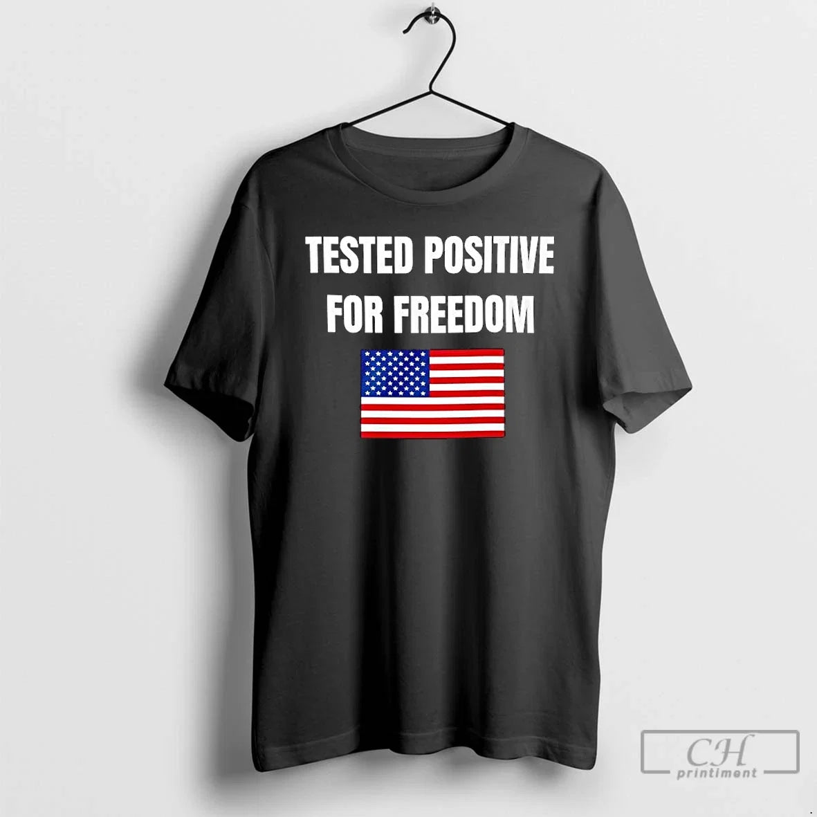 Classic Lisasmiths Tested Positive Freedom Flag - Adult & Kids T-Shirts, Sweatshirts & Hoodies apparel design preview 1