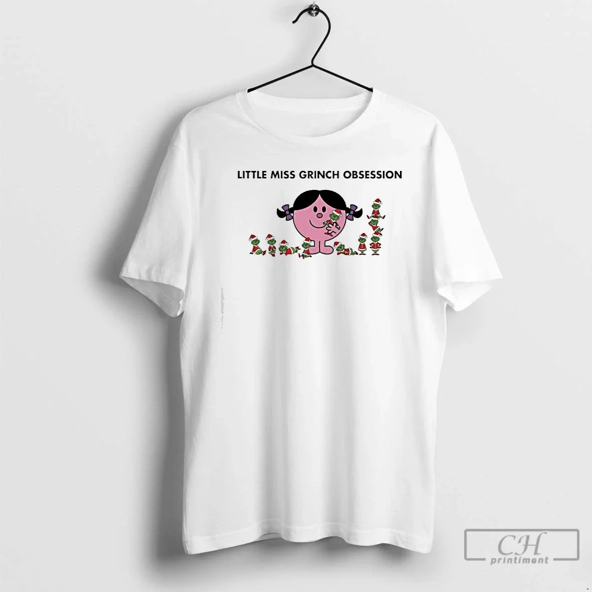 Classic Little Miss Grinch Obsession - Adult & Kids T-Shirts, Sweatshirts & Hoodies apparel design preview 1