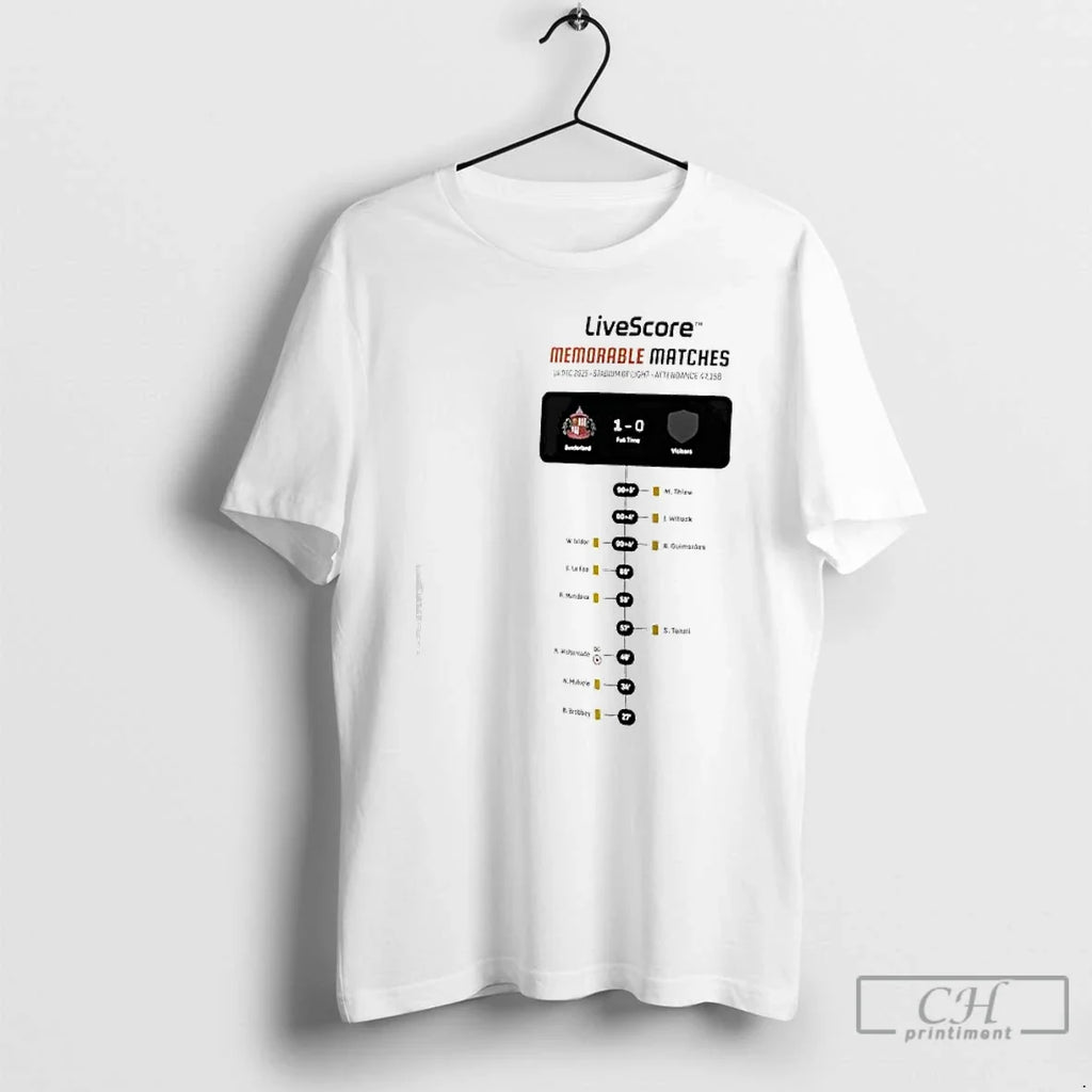 Classic Livescore Memorable Matches 1 0 Football - Adult & Kids T-Shirts, Sweatshirts & Hoodies apparel design preview 1