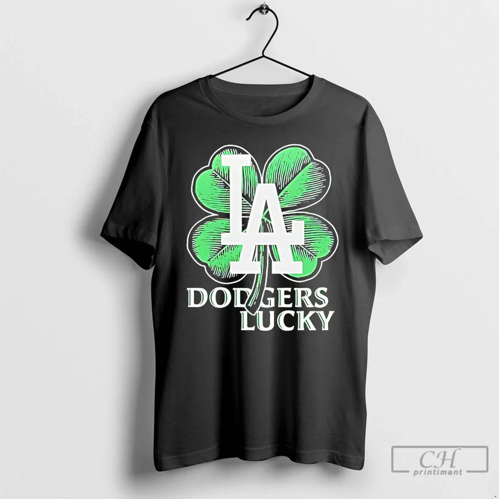 Classic Los Angeles Dodgers Lucky St Patricks Day - Adult & Kids T-Shirts, Sweatshirts & Hoodies apparel design preview 1