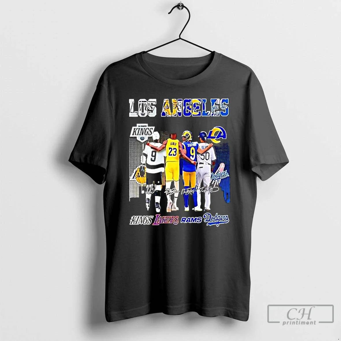 Classic Los Angeles Professional Sports Teams Players - Adult & Kids T-Shirts, Sweatshirts & Hoodies apparel design preview 1
