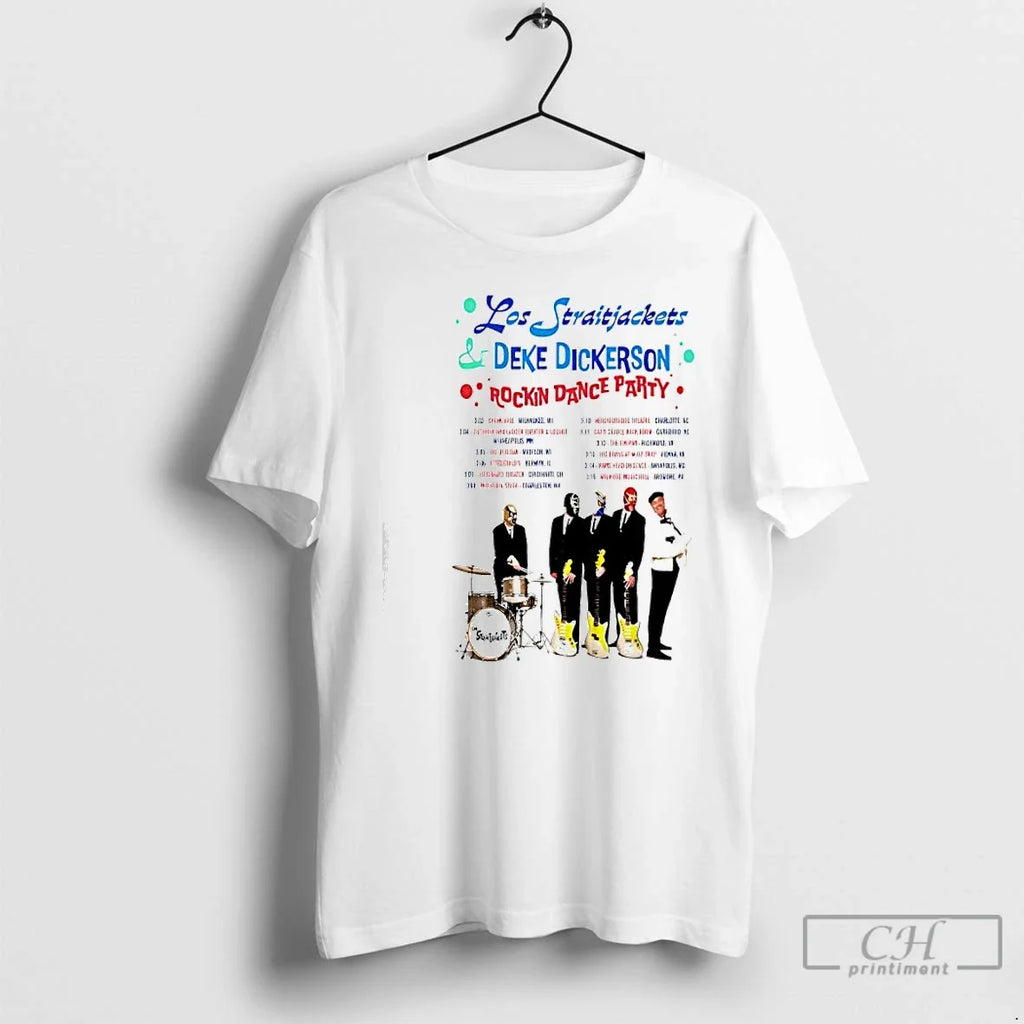 Classic Los Straitjackets Rockin Dance Party 2026 - Adult & Kids T-Shirts, Sweatshirts & Hoodies apparel design preview 1