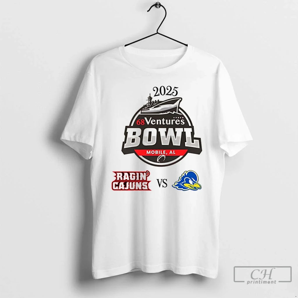Classic Louisiana Ragin Cajuns Vs Delaware Blue Hens - Adult & Kids T-Shirts, Sweatshirts & Hoodies apparel design preview 1