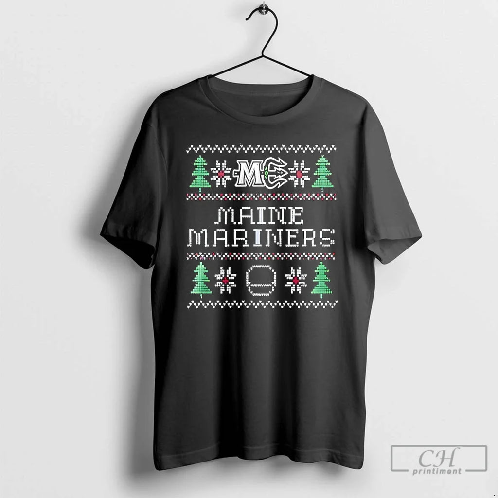 Classic Maine Mariners Merry 2025 - Adult & Kids T-Shirts, Sweatshirts & Hoodies apparel design preview 1