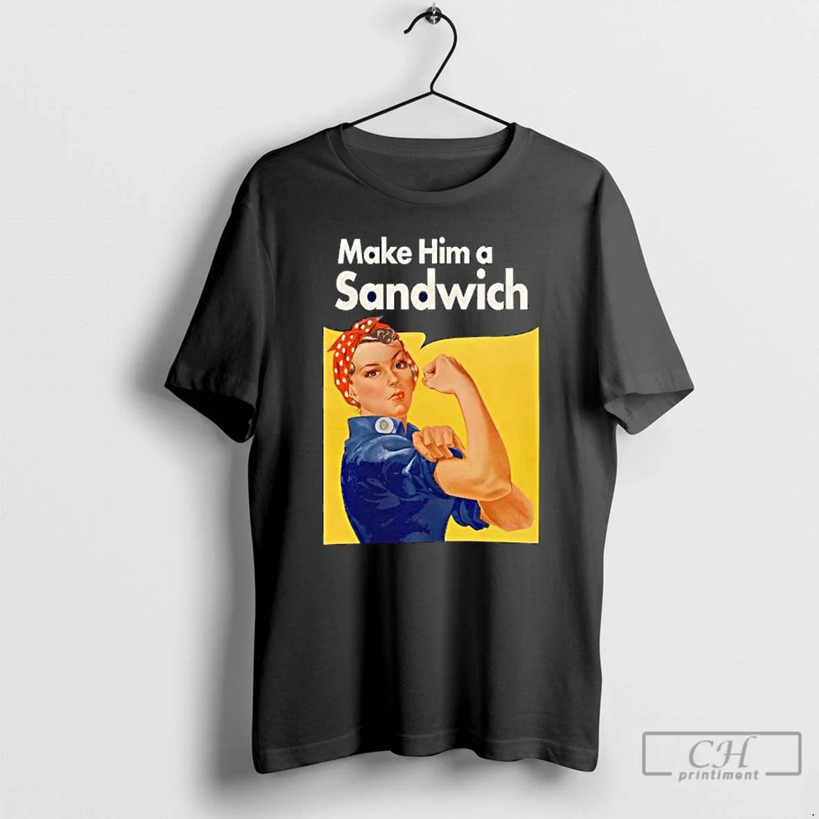 Classic Make Him Sandwich Propaganda - Adult & Kids T-Shirts, Sweatshirts & Hoodies apparel design preview 1
