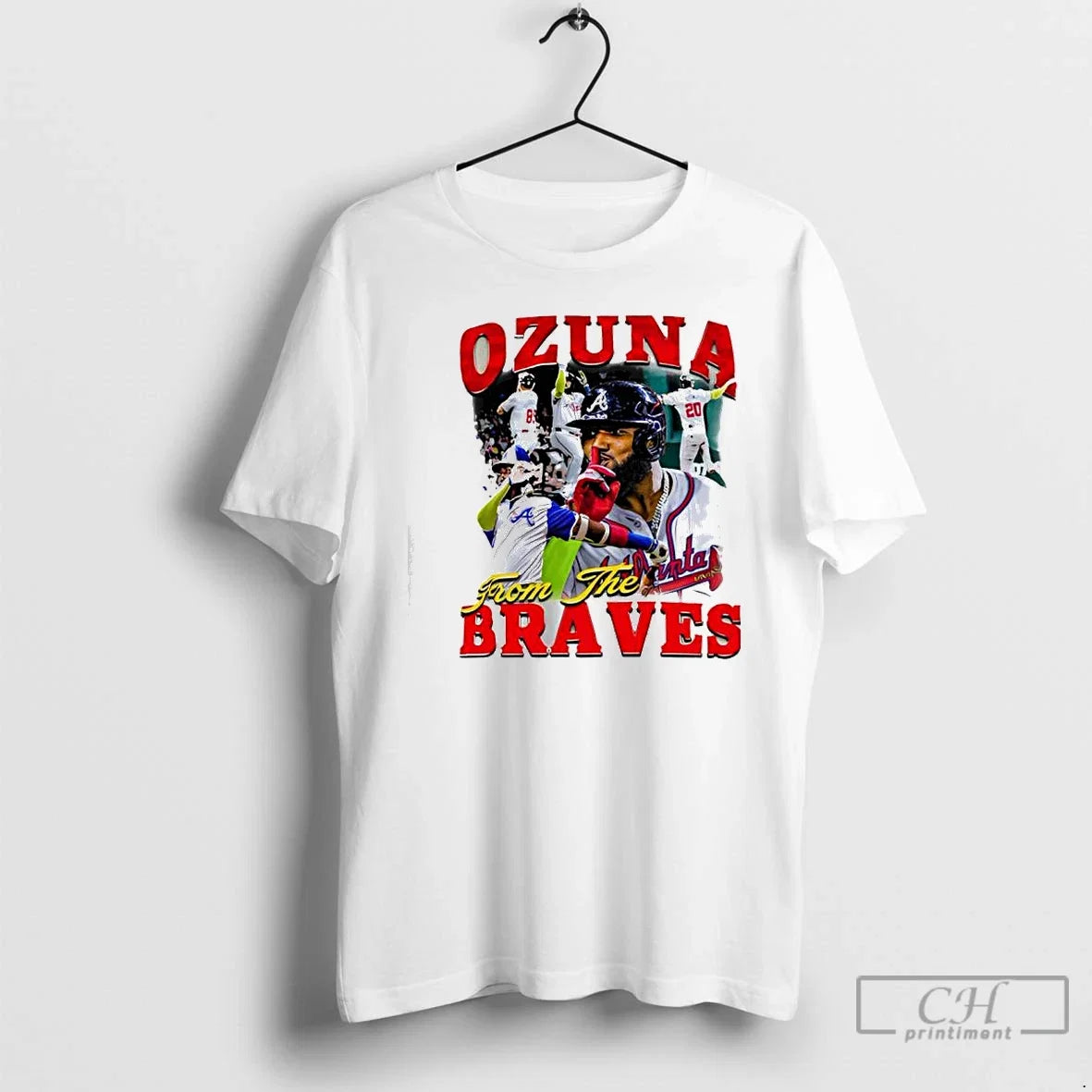 Classic Marcell Ozuna Braves - Adult & Kids T-Shirts, Sweatshirts & Hoodies apparel design preview 1