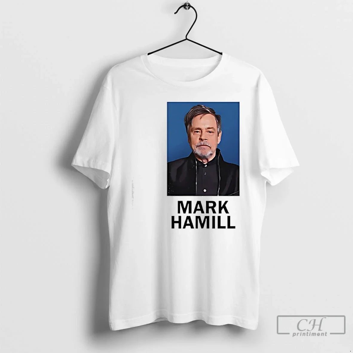 Classic Mark Hamill American Actor Voice Portrait - Adult & Kids T-Shirts, Sweatshirts & Hoodies apparel design preview 1