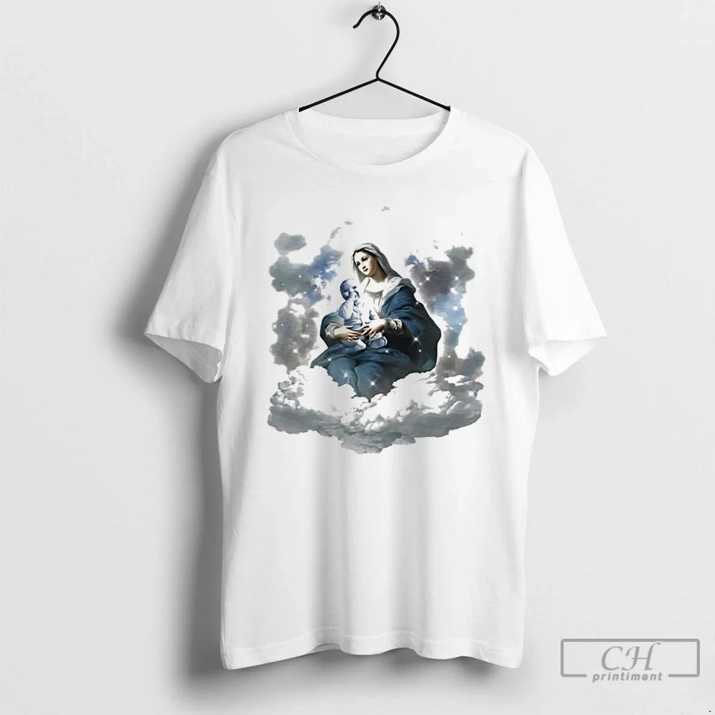 Classic Mary Ai Baby Jesus - Adult & Kids T-Shirts, Sweatshirts & Hoodies apparel design preview 1
