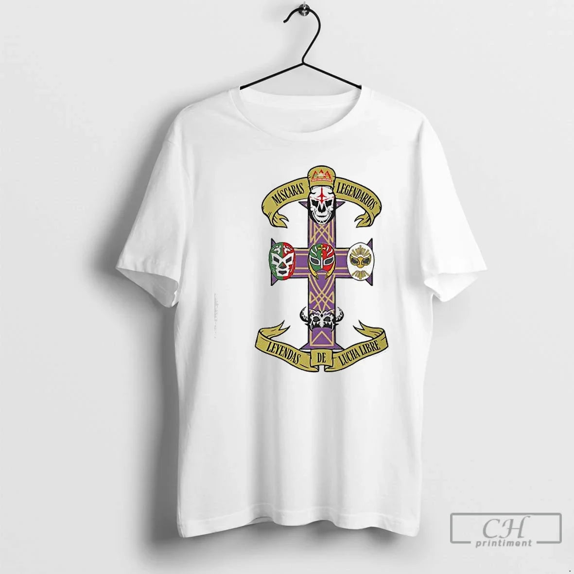Classic Mascaras Legendarios Leyendas De Lucha Libre - Adult & Kids T-Shirts, Sweatshirts & Hoodies apparel design preview 1