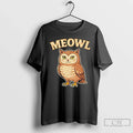 Classic Meowl Funny Meow Cat Owl Brainrot Meme - Adult & Kids T-Shirts, Sweatshirts & Hoodies apparel design preview 1