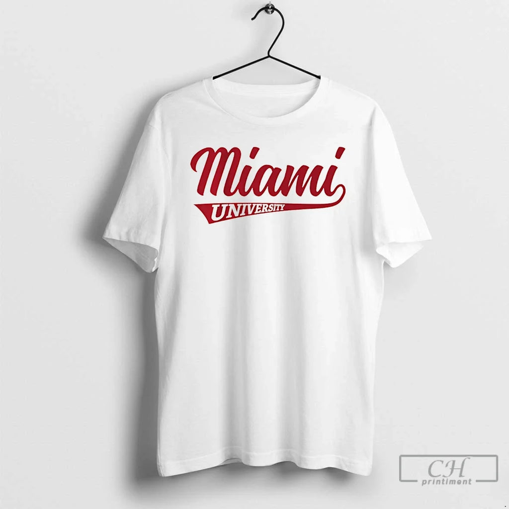 Classic Miami Redhawks Script - Adult & Kids T-Shirts, Sweatshirts & Hoodies apparel design preview 1