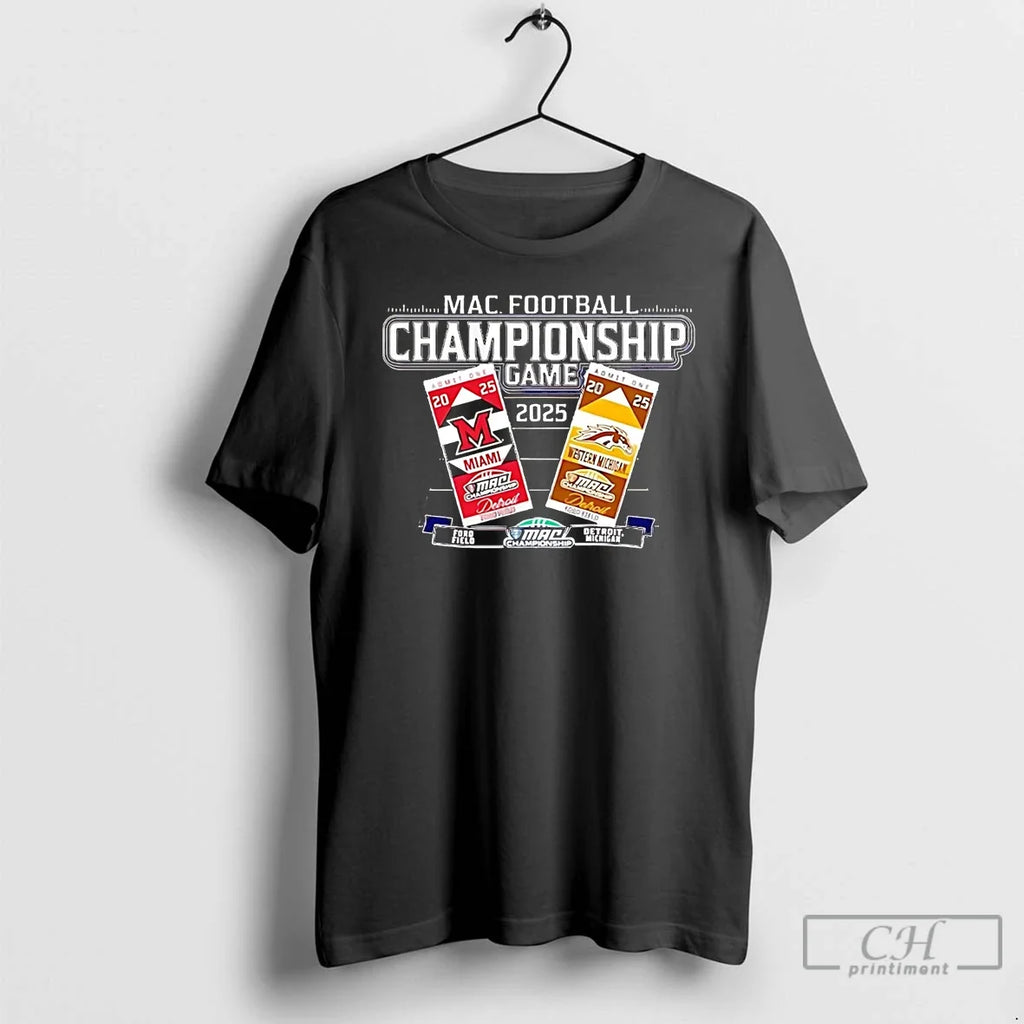 Classic Miami Redhawks Vs Western Michigan Broncos - Adult & Kids T-Shirts, Sweatshirts & Hoodies apparel design preview 1