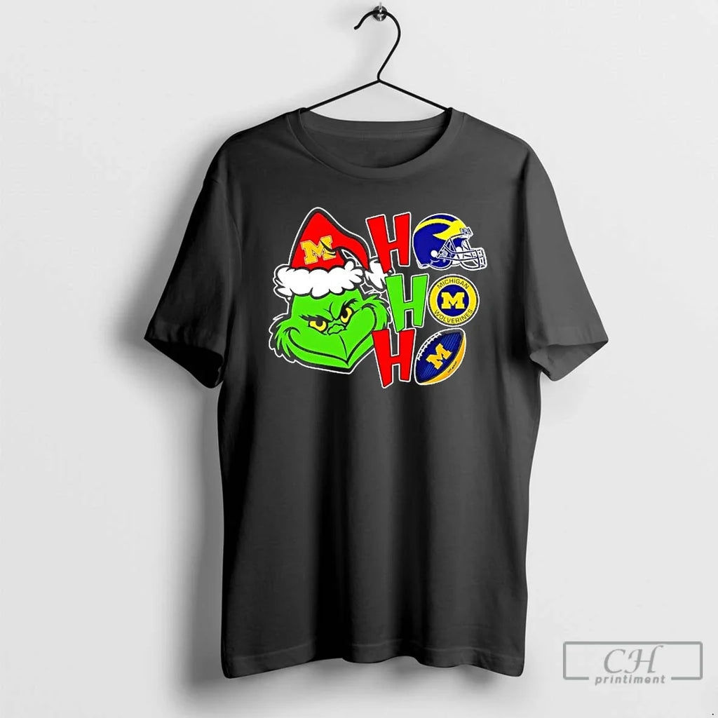Classic Michigan Wolverines Grinch Items - Adult & Kids T-Shirts, Sweatshirts & Hoodies apparel design preview 1