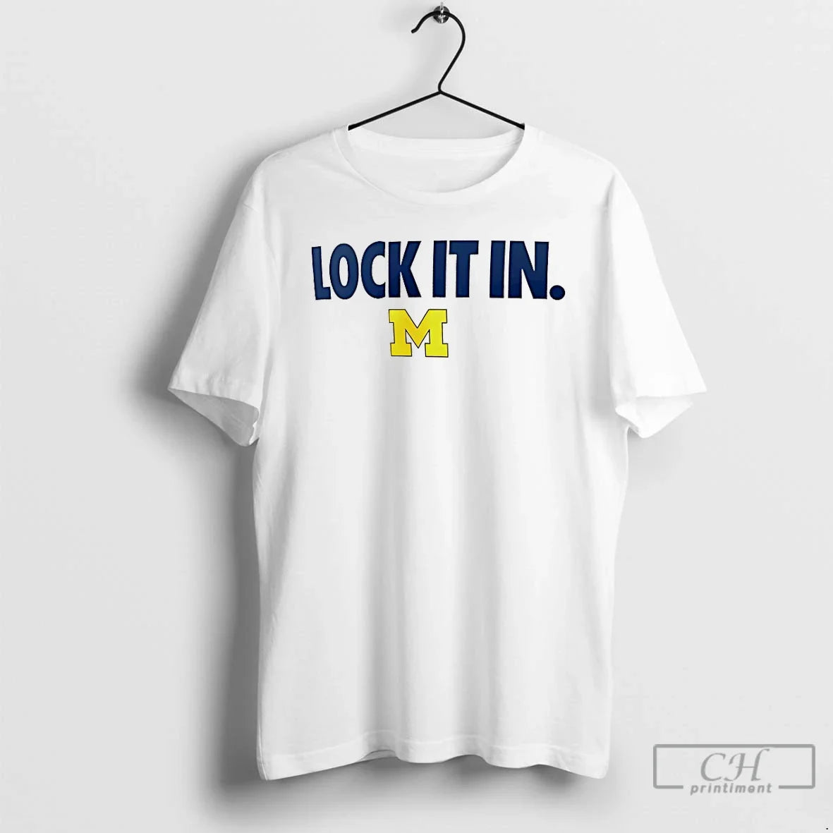 Classic Michigan Wolverines Lock It In 2026 - Adult & Kids T-Shirts, Sweatshirts & Hoodies apparel design preview 1