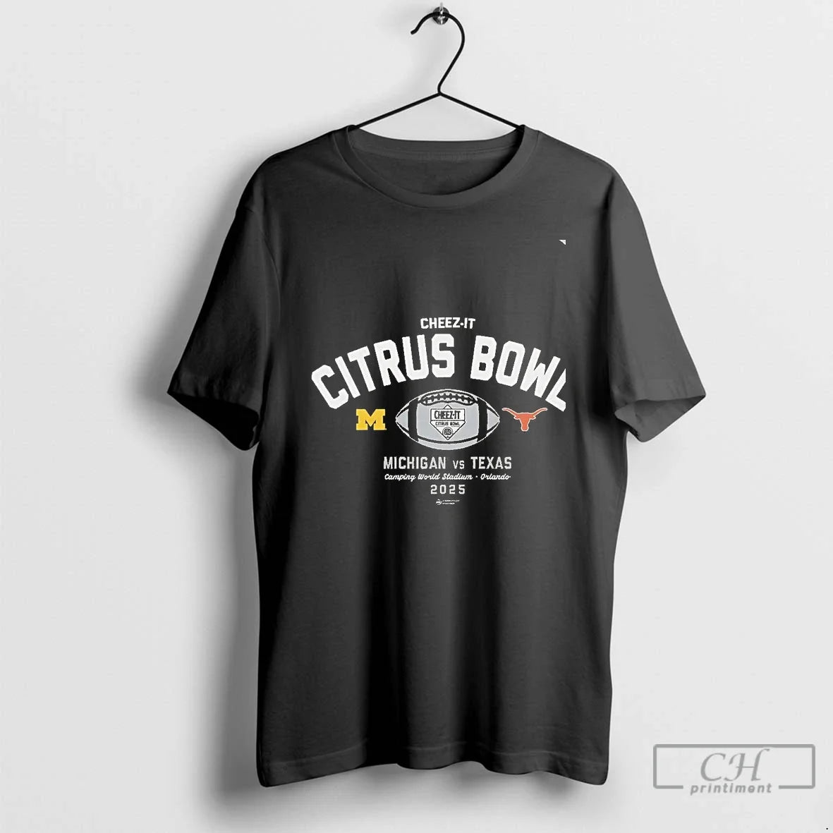 Classic Michigan Wolverines Vs Texas Longhorns 2025 - Adult & Kids T-Shirts, Sweatshirts & Hoodies apparel design preview 1