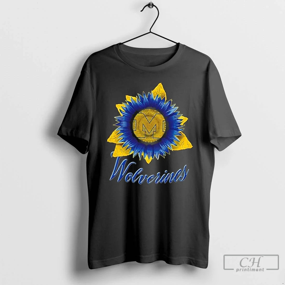 Classic Michigan Wolverines X Sunflower - Adult & Kids T-Shirts, Sweatshirts & Hoodies apparel design preview 1