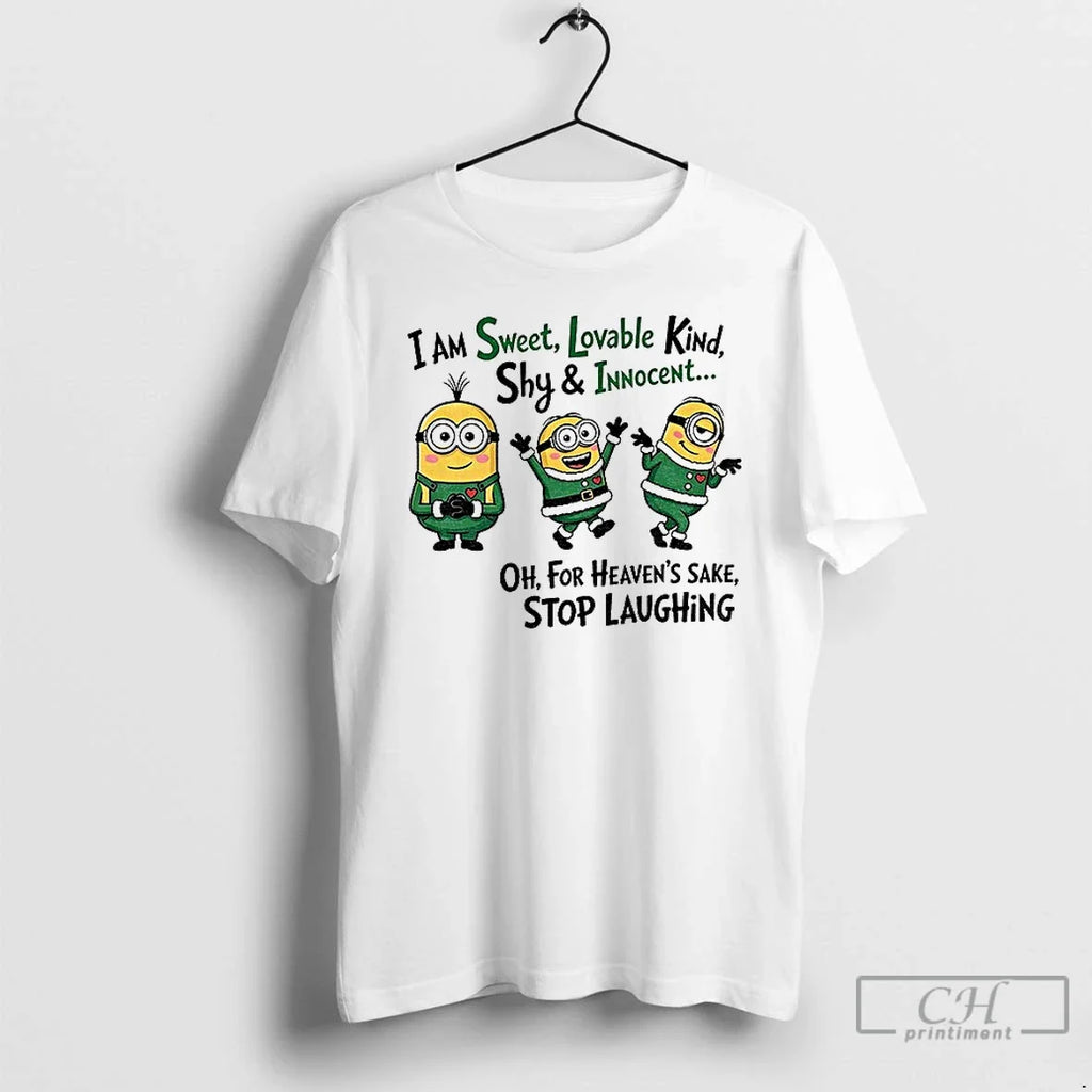 Classic Minion I Am Sweet Lovable Kind Shy Innocent - Adult & Kids T-Shirts, Sweatshirts & Hoodies apparel design preview 1
