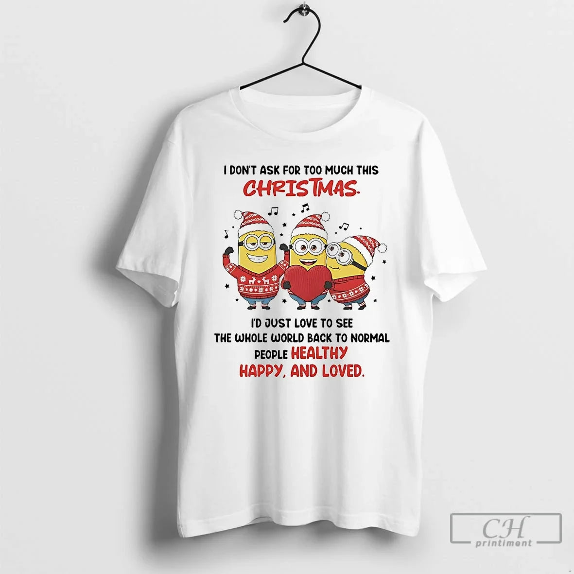 Classic Minion I Dont Ask Too Much This People - Adult & Kids T-Shirts, Sweatshirts & Hoodies apparel design preview 1