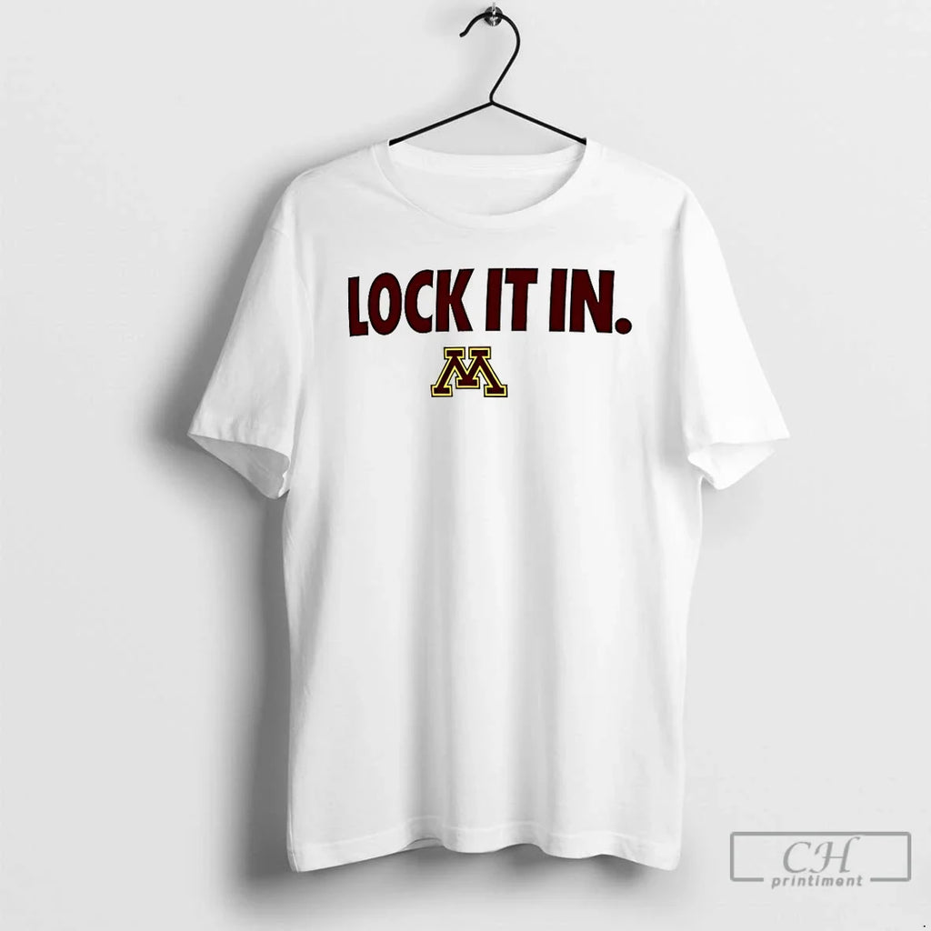Classic Minnesota Golden Gophers Lock It In 2026 - Adult & Kids T-Shirts, Sweatshirts & Hoodies apparel design preview 1