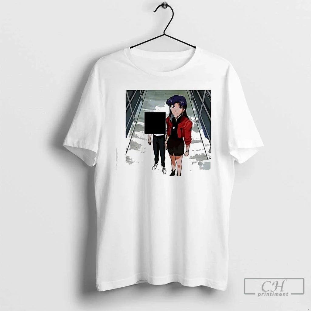 Classic Misato Katsuragi Ikari Shinji Files - Adult & Kids T-Shirts, Sweatshirts & Hoodies apparel design preview 1