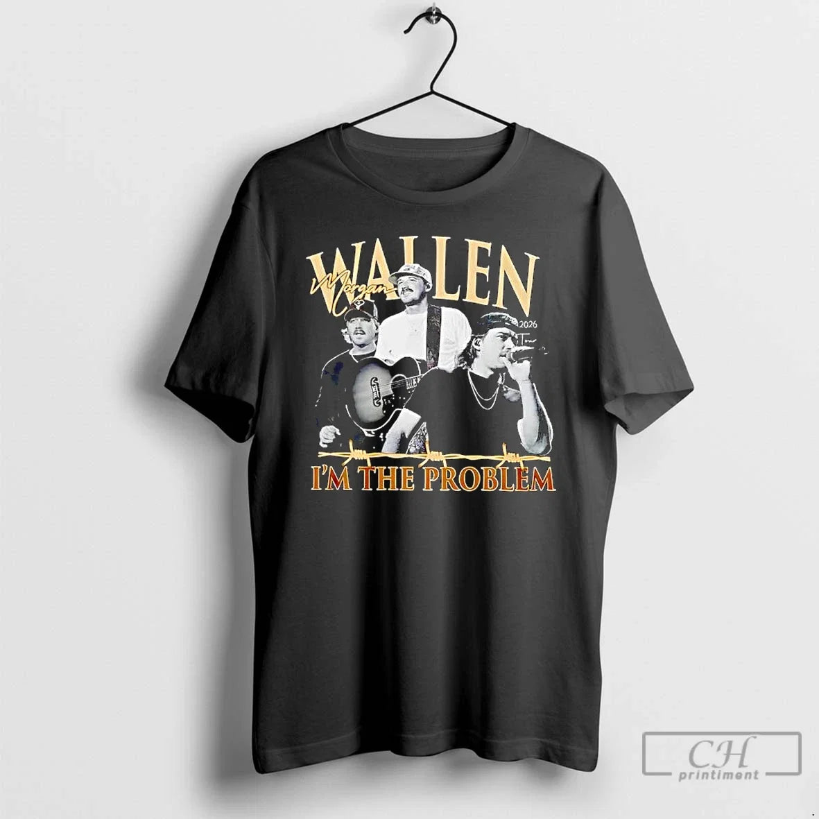 Classic Morgan Wallen 2026 Still Problem Tour - Adult & Kids T-Shirts, Sweatshirts & Hoodies apparel design preview 1