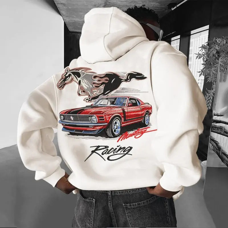 Classic Mustang Racing Menswear Car Cotton - Adult & Kids T-Shirts, Sweatshirts & Hoodies apparel design preview 1