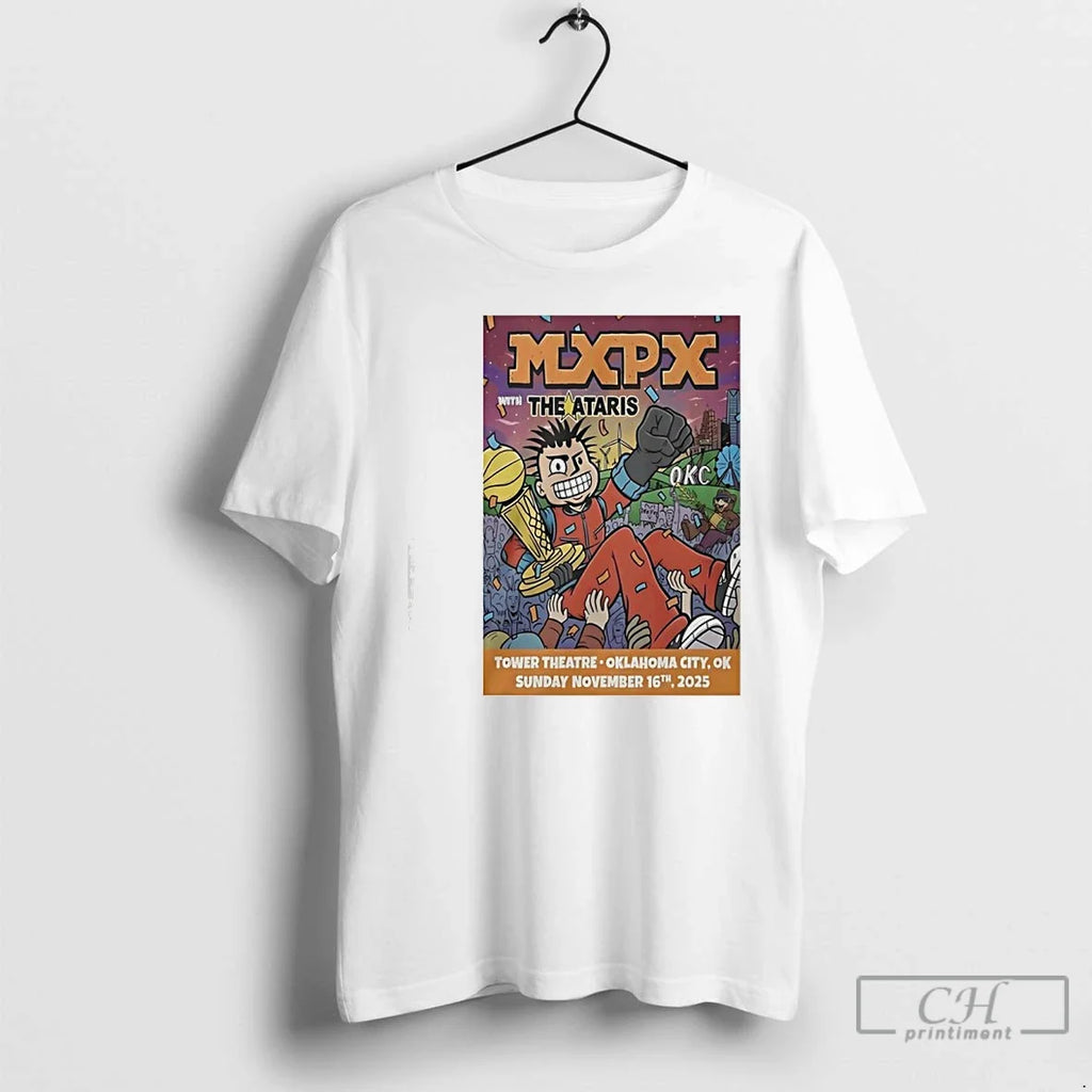 Classic Mxpx Ataris Oklahoma City Ok November 16 2025 - Adult & Kids T-Shirts, Sweatshirts & Hoodies apparel design preview 1