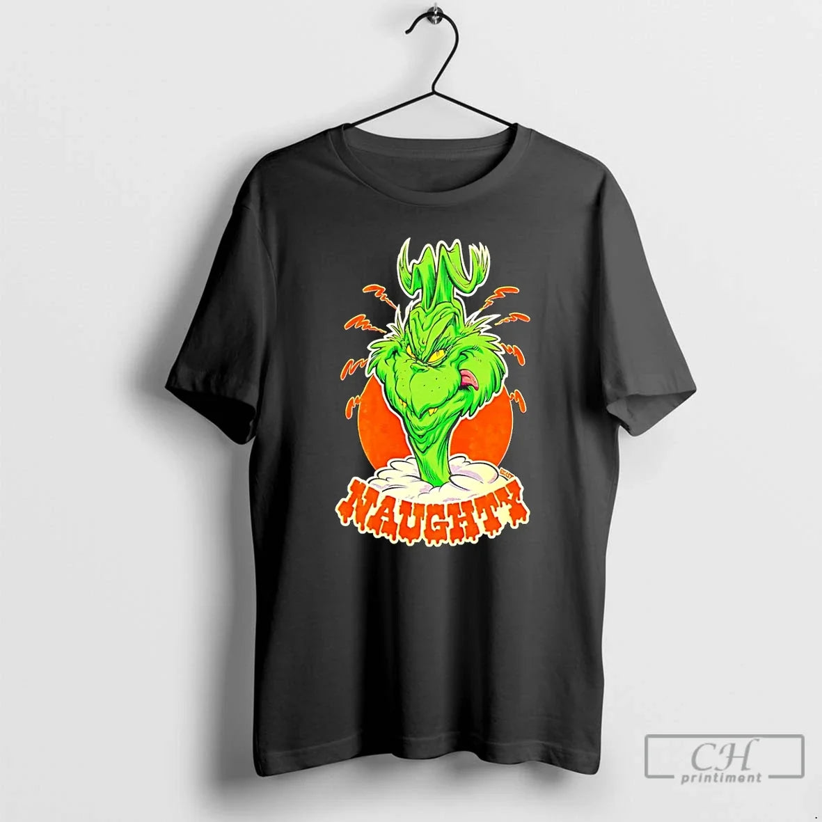 Classic Naughty Grinch 2025 - Adult & Kids T-Shirts, Sweatshirts & Hoodies apparel design preview 1