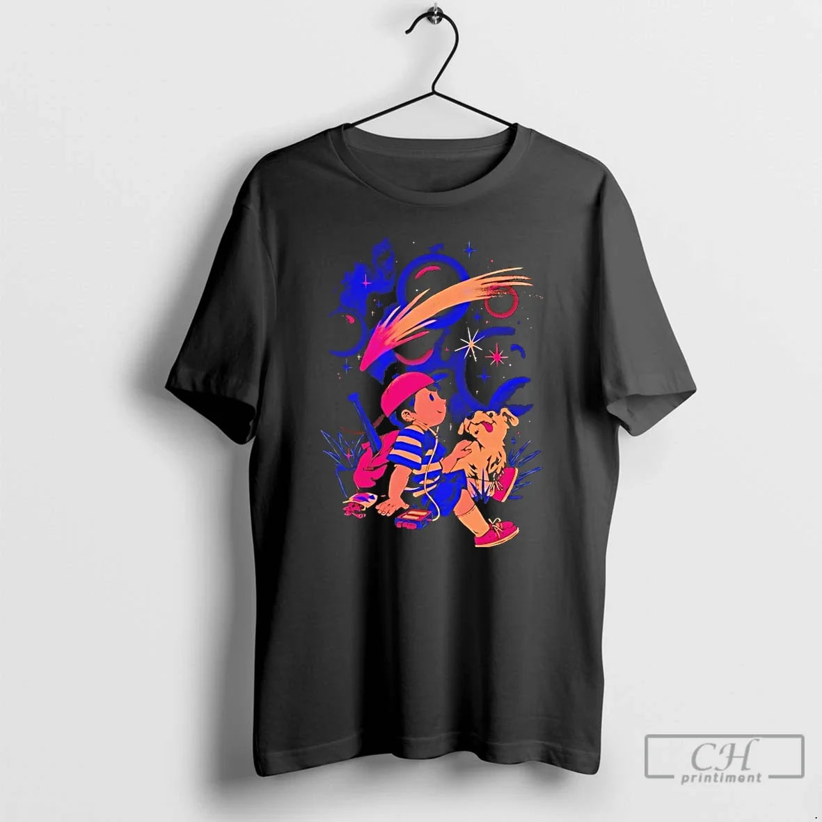 Classic Ness And King Earthbound Earthboy - Adult & Kids T-Shirts, Sweatshirts & Hoodies apparel design preview 1