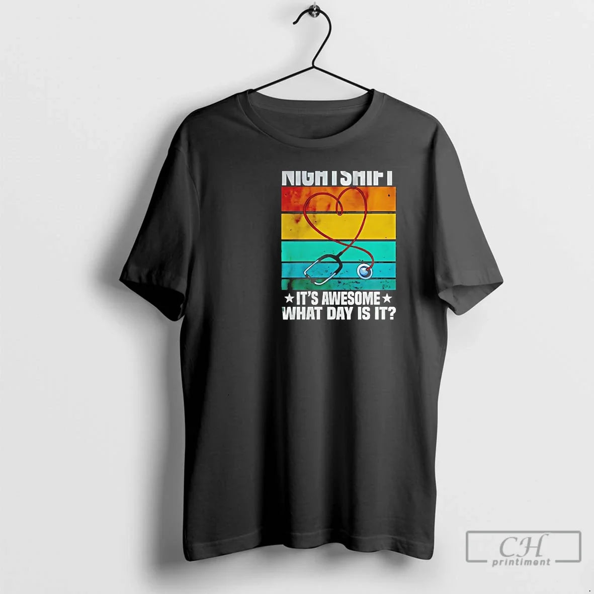Classic Nightshift Its Awesome What Day Is It - Adult & Kids T-Shirts, Sweatshirts & Hoodies apparel design preview 1