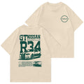 Classic Nissann GT R34 Racing Car Cotton Menswear - Adult & Kids T-Shirts, Sweatshirts & Hoodies apparel design preview 1