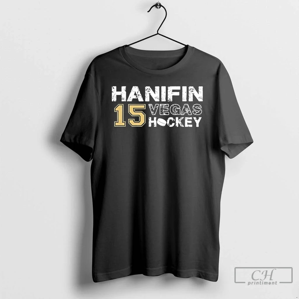 Classic Noah Hanifin 15 Vegas Golden Knights Hockey - Adult & Kids T-Shirts, Sweatshirts & Hoodies apparel design preview 1